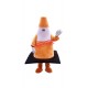 Traffic Cone Mascot Costume