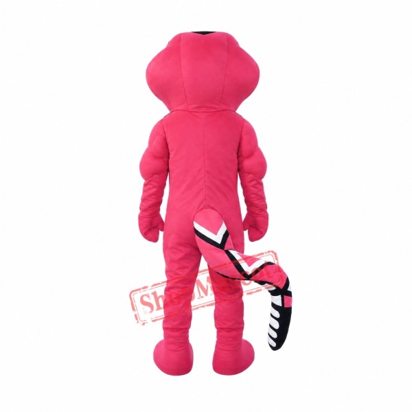 Red Viper Snake Mascot Costume Red Viper Snake Mascot Costume