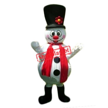 Cheap Christmas Snowman Mascot Costume