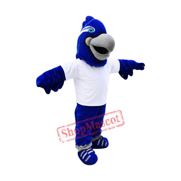 Blue Lightweight Falcon Mascot Costume