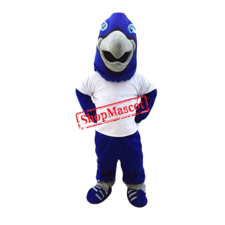 Blue Lightweight Falcon Mascot Costume