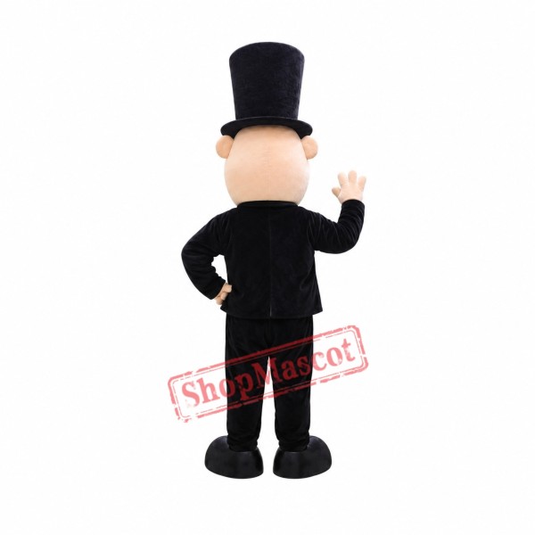 Magic Man Mascot Costume Magic Man Mascot Costume