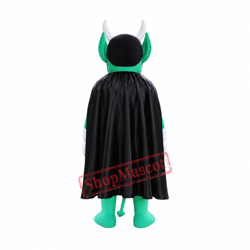 Green Power Muscular Devil Mascot Costume Green Power Muscular Devil Mascot Costume