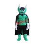 Green Power Muscular Devil Mascot Costume