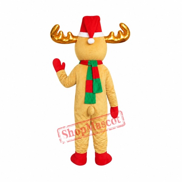 Cheap Christmas Reindeer Mascot Costume Cheap Christmas Reindeer Mascot Costume