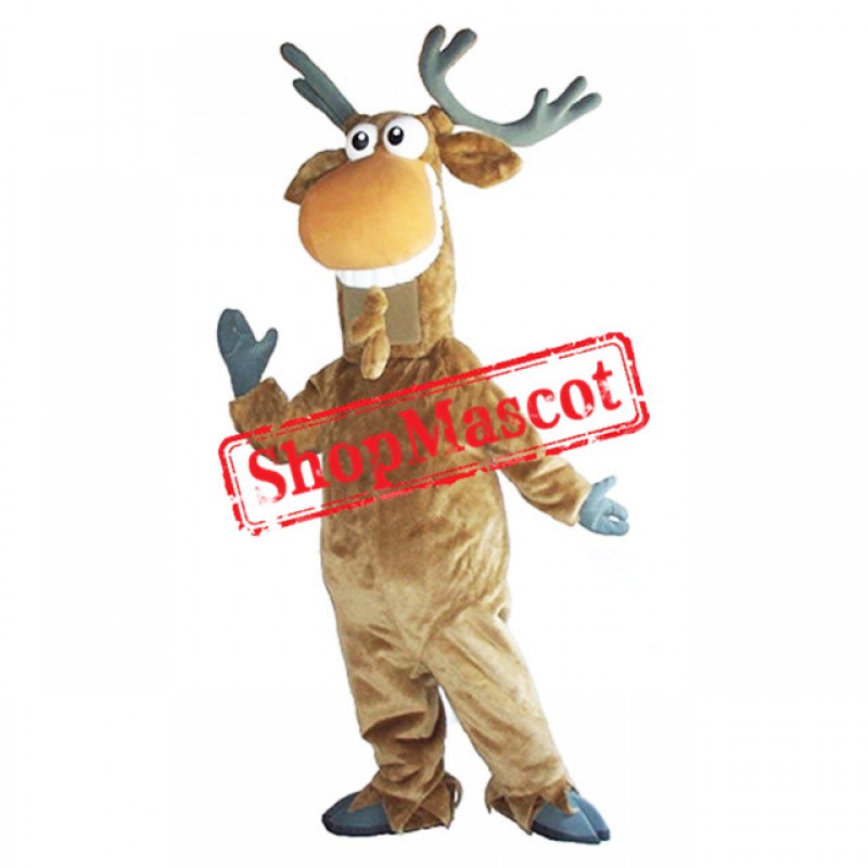Elk Reindeer Deer Mascot Adult Costume