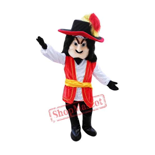 Captain Pirate Mascot Costume
