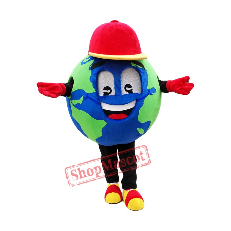 Globe Earth Mascot Costume