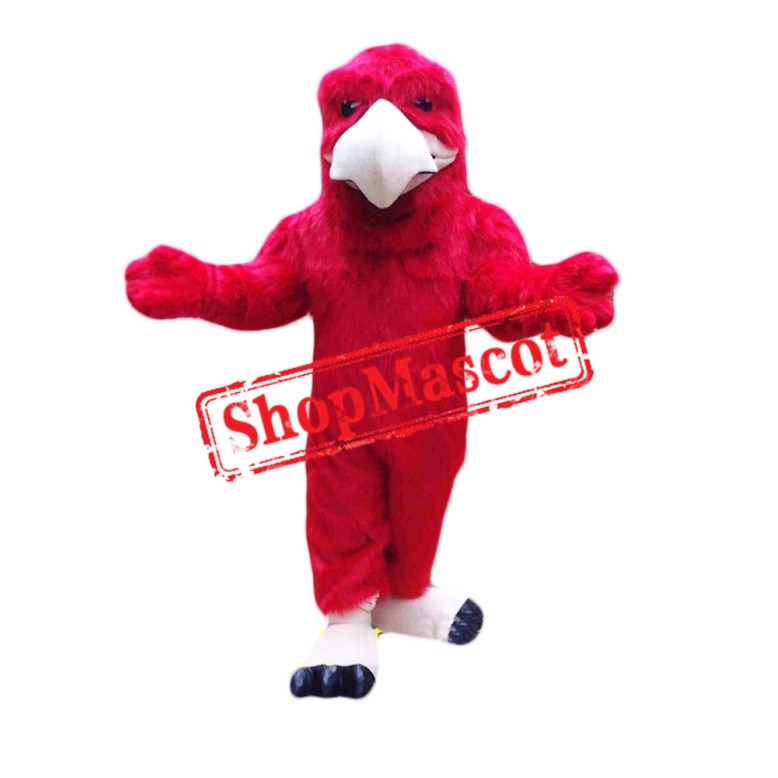 Red Lightweight Eagle Mascot Costume