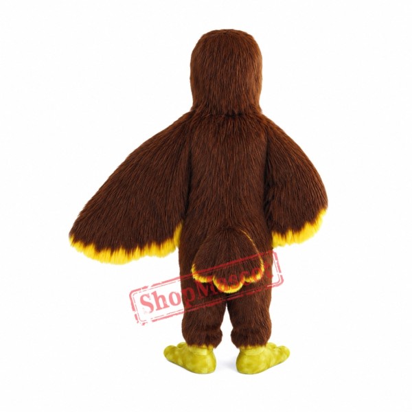 Brown Hawk Falcon Mascot Costume Brown Hawk Falcon Mascot Costume