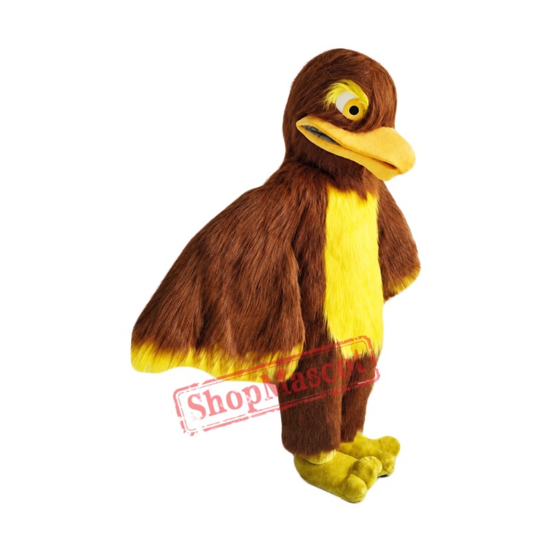 Brown Hawk Falcon Mascot Costume Brown Hawk Falcon Mascot Costume