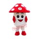 Red Mushroom Mascot Costume Red Mushroom Mascot Costume