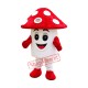 Red Mushroom Mascot Costume Red Mushroom Mascot Costume