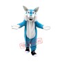 Cheap Blue Wolf Mascot Costume