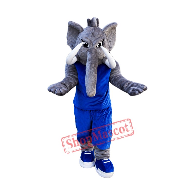 College Power Elephant Mascot Costume College Power Elephant Mascot Costume