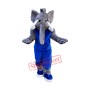 College Power Elephant Mascot Costume