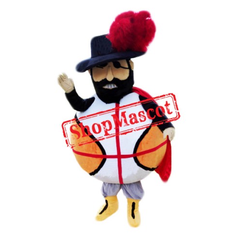 Basketball Pirate Mascot Costume