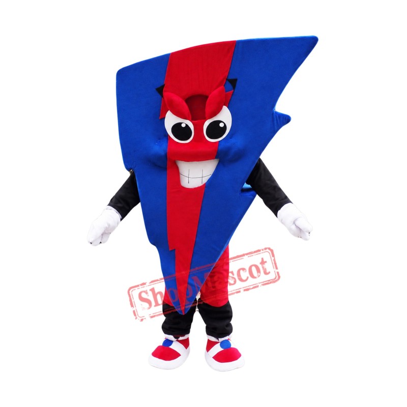 Colorful Lightning Mascot Costume