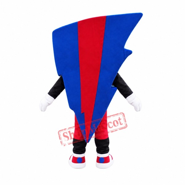 Colorful Lightning Mascot Costume