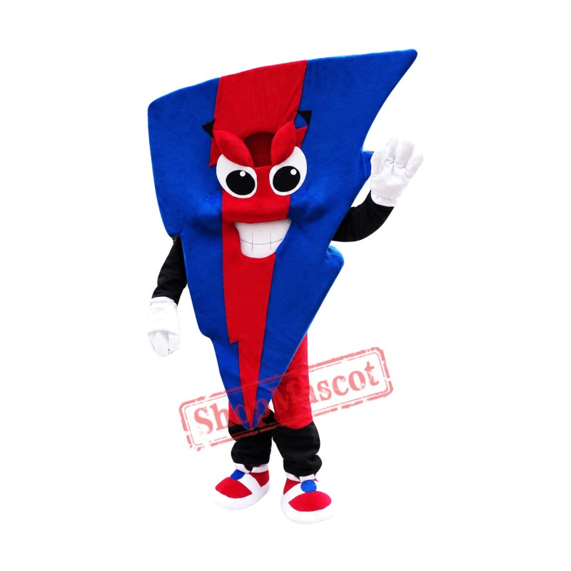 Colorful Lightning Mascot Costume