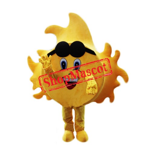 Happy Sun Mascot Costume
