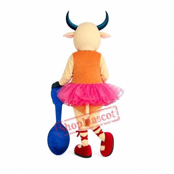 Beautiful Buffalo Mascot Costume Beautiful Buffalo Mascot Costume