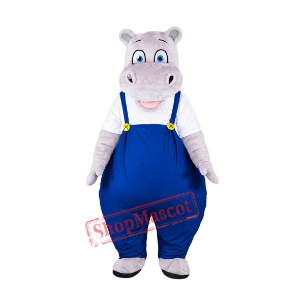 Super Cute Lightweight Hippo Mascot Costume