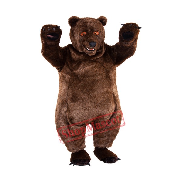 Best Quality Brown Bear Mascot Costume