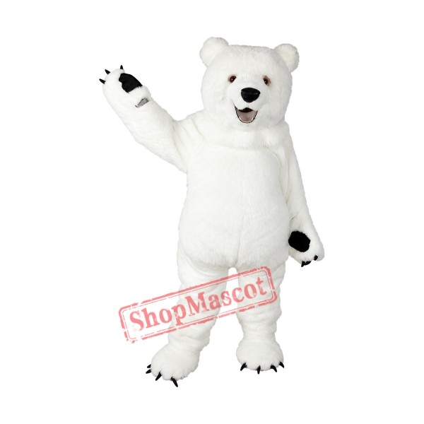Super Cute Lightweight Polar Bear Mascot Costume
