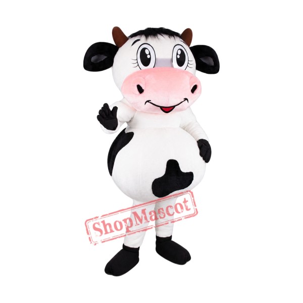 Super Cute Lightweight Cow Mascot Costume Free Shipping