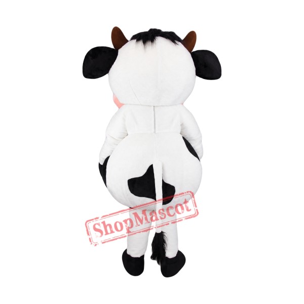 Super Cute Lightweight Cow Mascot Costume Free Shipping
