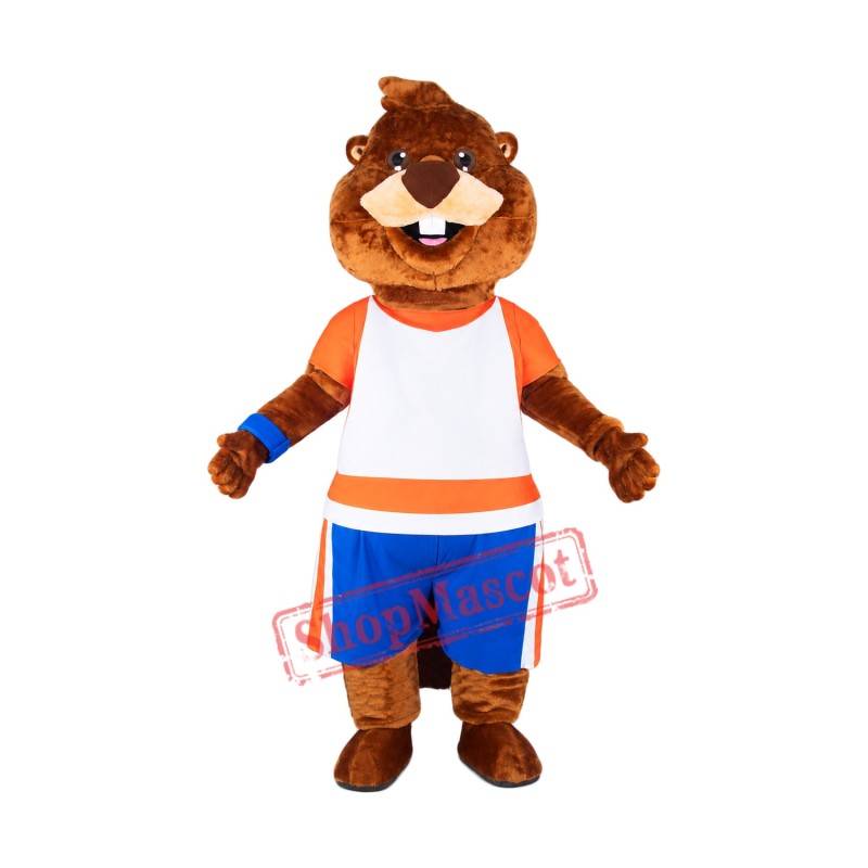 Sport Lightweight Beaver Mascot Costume Free Shipping