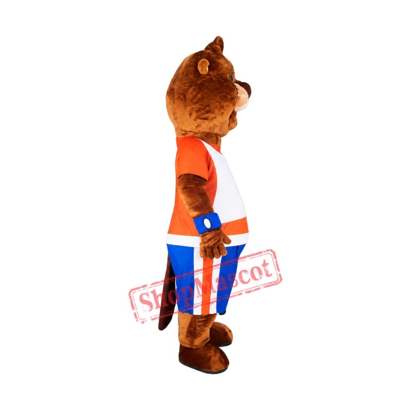 Sport Lightweight Beaver Mascot Costume Free Shipping