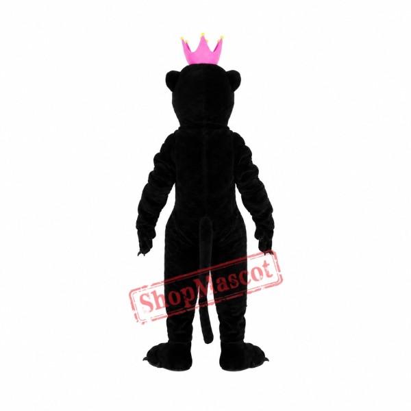 Friendly Black Panther Mascot Costume Friendly Black Panther Mascot Costume