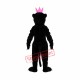 Friendly Black Panther Mascot Costume Friendly Black Panther Mascot Costume