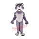 High Quality Grey Leopard Mascot Costume High Quality Grey Leopard Mascot Costume