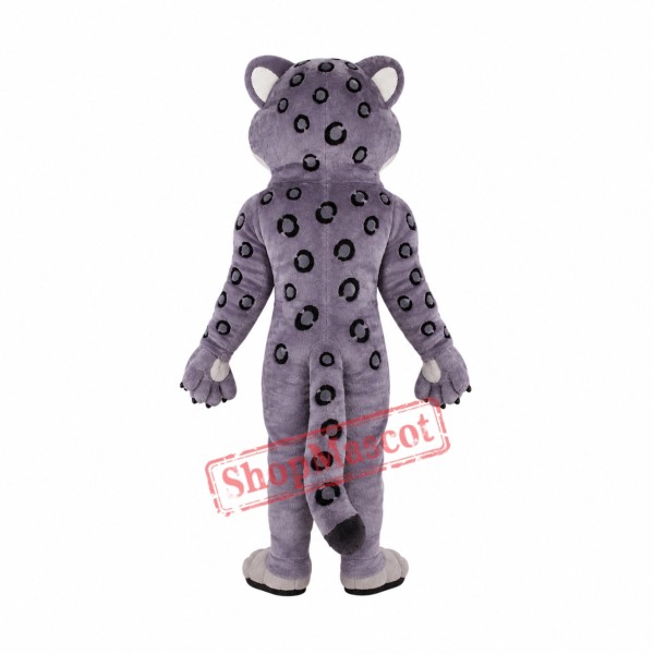High Quality Grey Leopard Mascot Costume High Quality Grey Leopard Mascot Costume