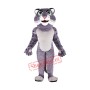 High Quality Grey Leopard Mascot Costume
