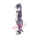 High Quality Grey Leopard Mascot Costume High Quality Grey Leopard Mascot Costume