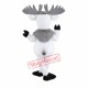 White Moose Mascot Costume