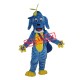 Blue Music Dog Mascot Costume