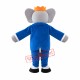 Mr. Blue Elephant Mascot Costume Mr. Blue Elephant Mascot Costume