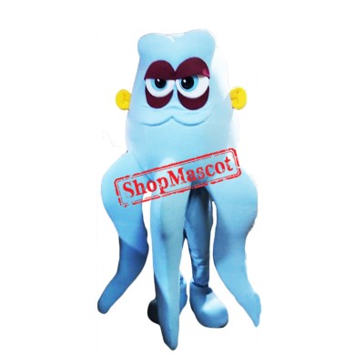 Blue Lightweight Octopus Mascot Costume