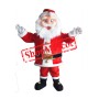Happy Lightweight Santa Claus Mascot Costume