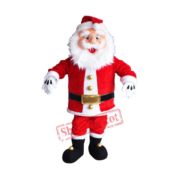 Happy Lightweight Santa Claus Mascot Costume Happy Lightweight Santa Claus Mascot Costume