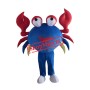 Blue Big Crab Mascot Costume