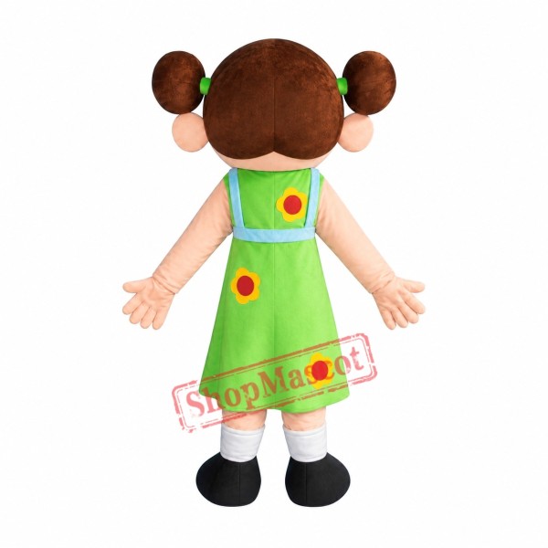 Lovely Big Mouth Girl Mascot Costume Lovely Big Mouth Girl Mascot Costume