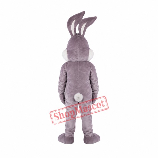 Super Cute Grey Rabbit Mascot Costume Super Cute Grey Rabbit Mascot Costume