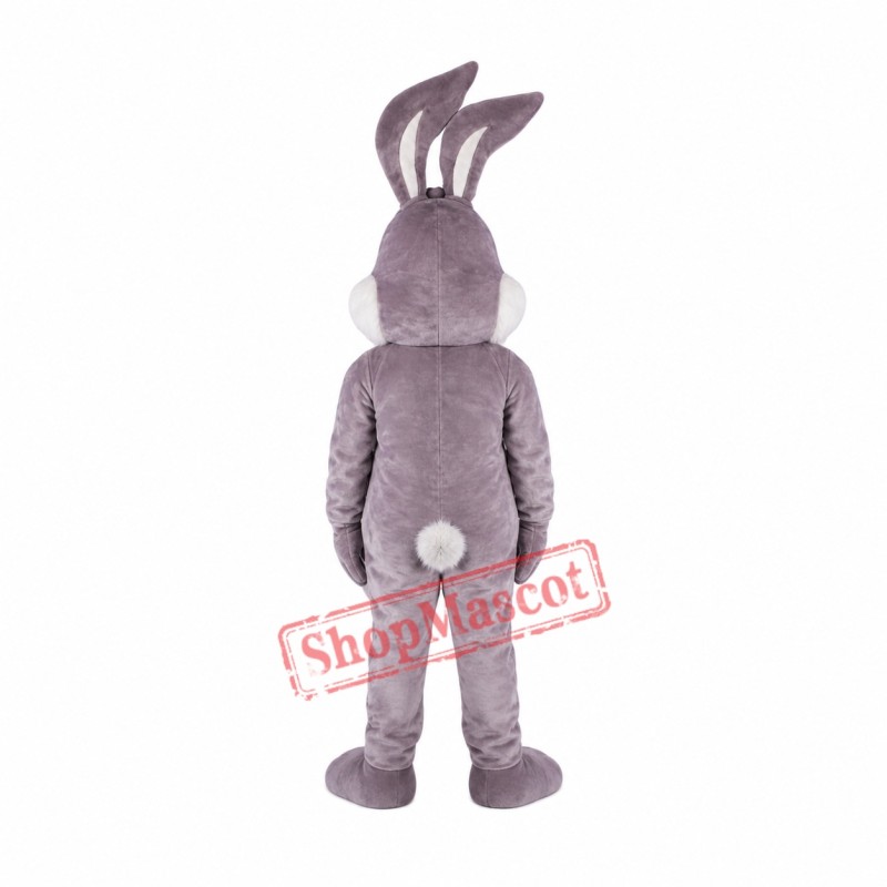 Super Cute Grey Rabbit Mascot Costume Super Cute Grey Rabbit Mascot Costume