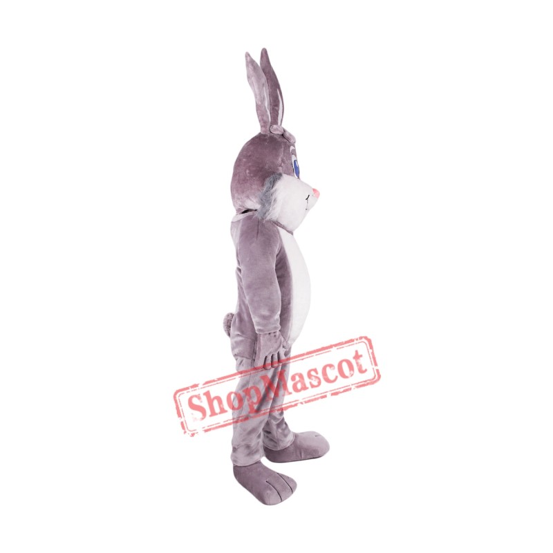 Super Cute Grey Rabbit Mascot Costume Super Cute Grey Rabbit Mascot Costume